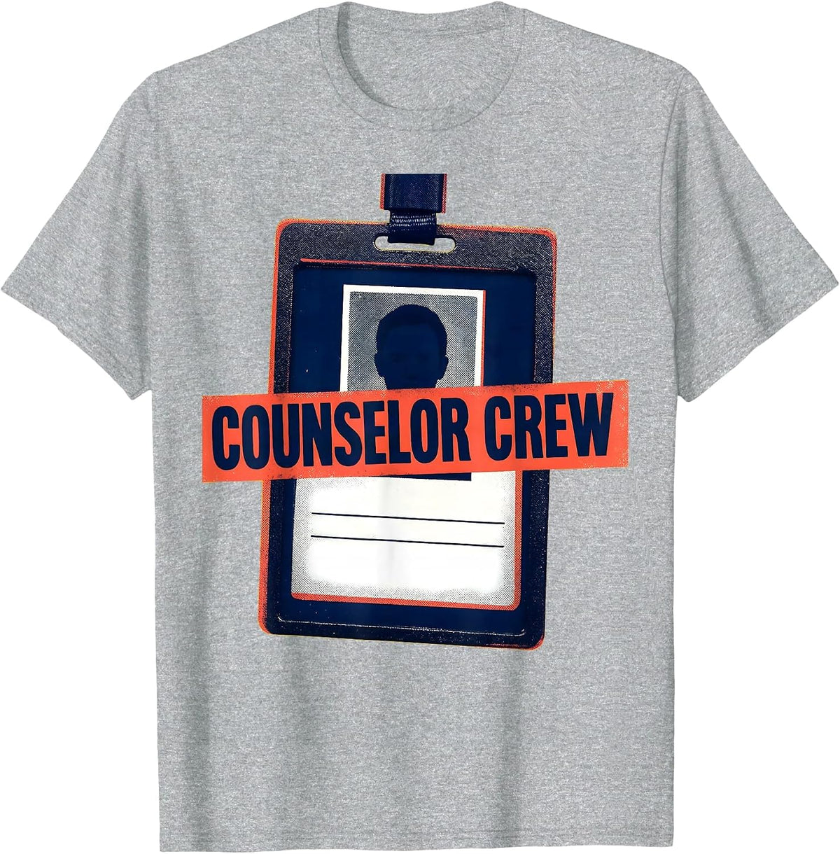 Men's Counselor Crew Funny Teacher First Day of School Staff Gift T-Shirt - Heather Grey