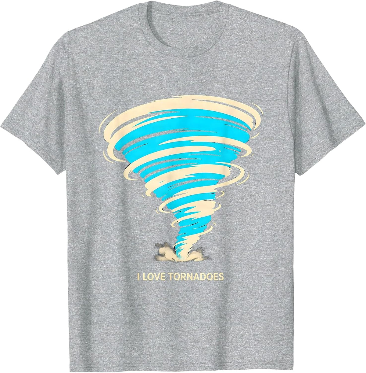 Men's I Love Tornadoes Funny Meteorology Enthusiast Toddler T-Shirt - Heather Grey