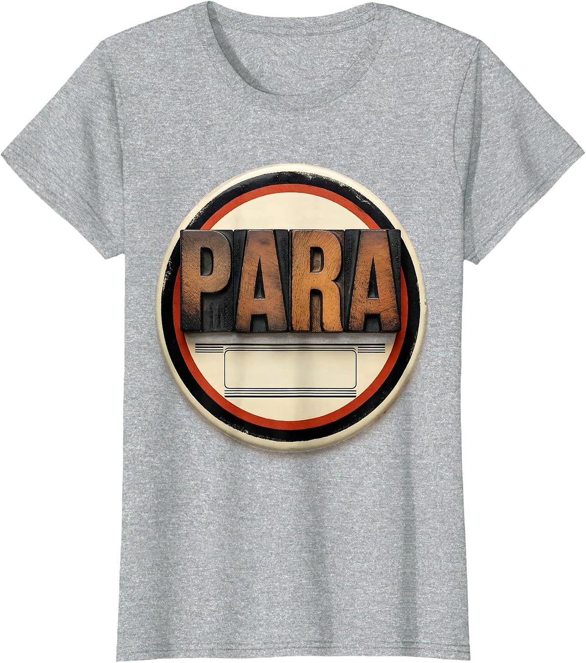 Para Funny Paraprofessional Paraeducator School Staff T-Shirt - Heather Grey