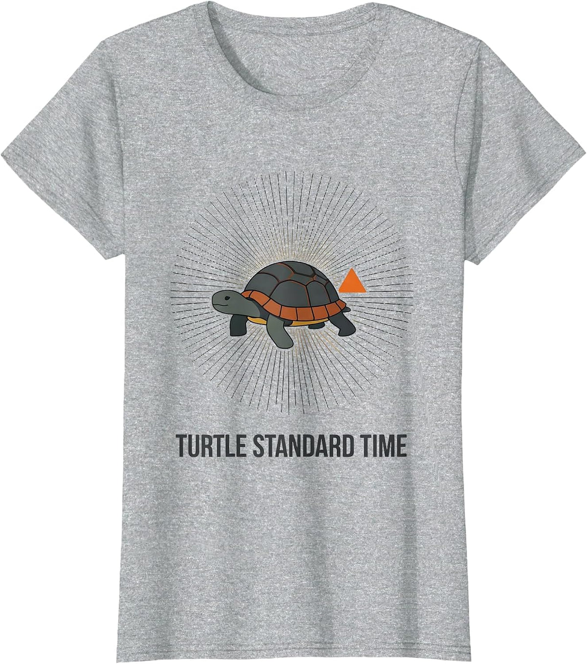 Women's Turtle Standard Time Midcentury Modern Halloween Costume T-Shirt - Heather Grey