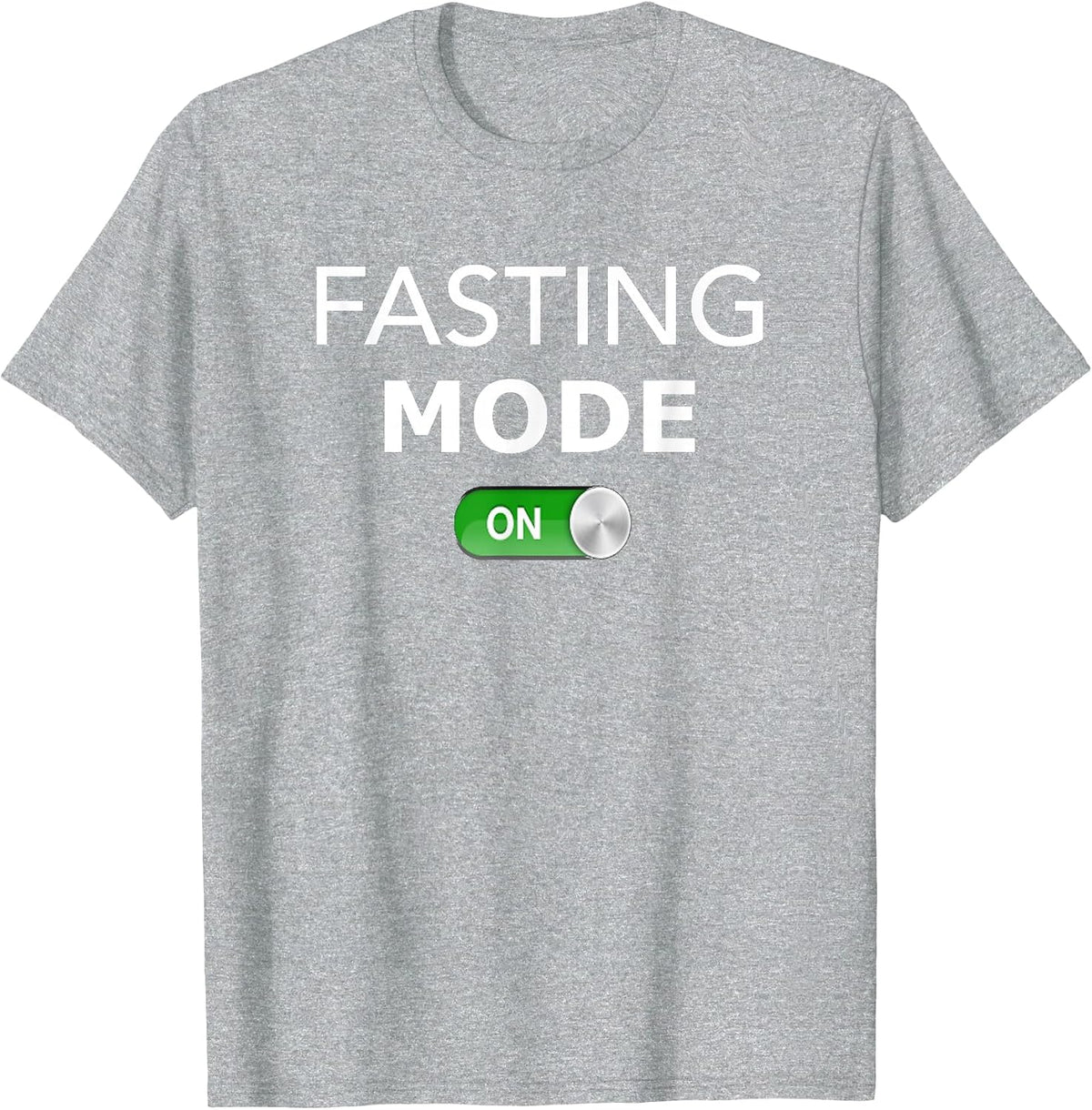 Fasting Mode ON T-Shirt I Funny Ramadan Quote Muslim Shirt T-Shirt - Heather Grey