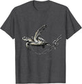 Men's I Untie What I Find In The Water Funny Sea Turtle Ocean T-Shirt - Dark Heather Grey