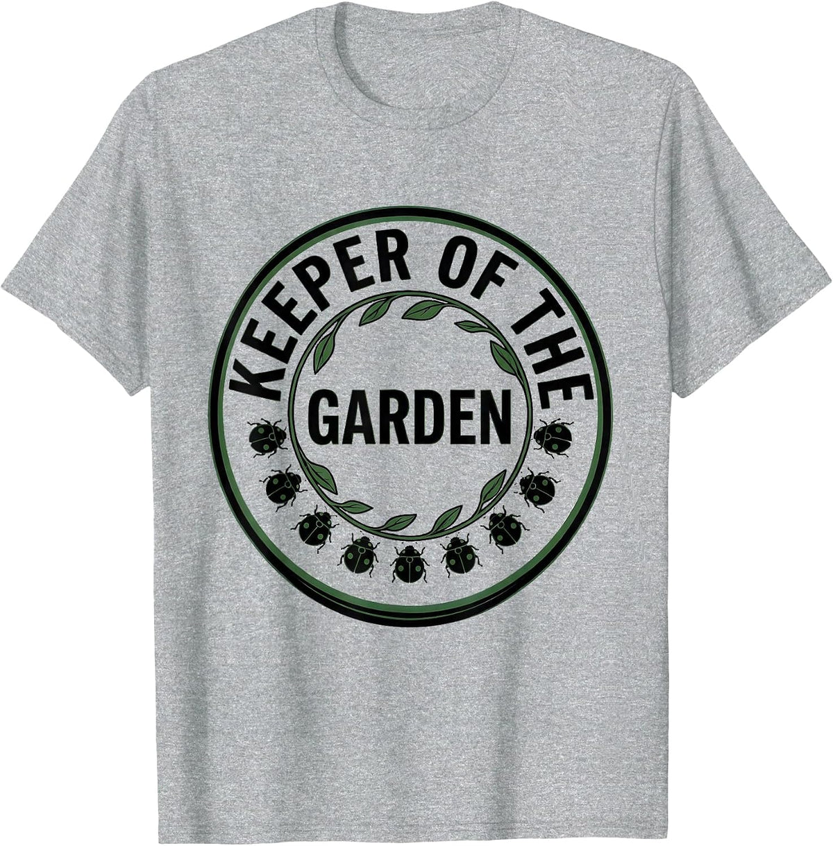 Men's Keeper Of The Garden Teacher Appreciation Preschool T-Shirt - Heather Grey