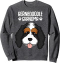 Bernedoodle Grandma Dog Mom Owner Womens Sweatshirt - Adult Unisex Dark Heather Grey
