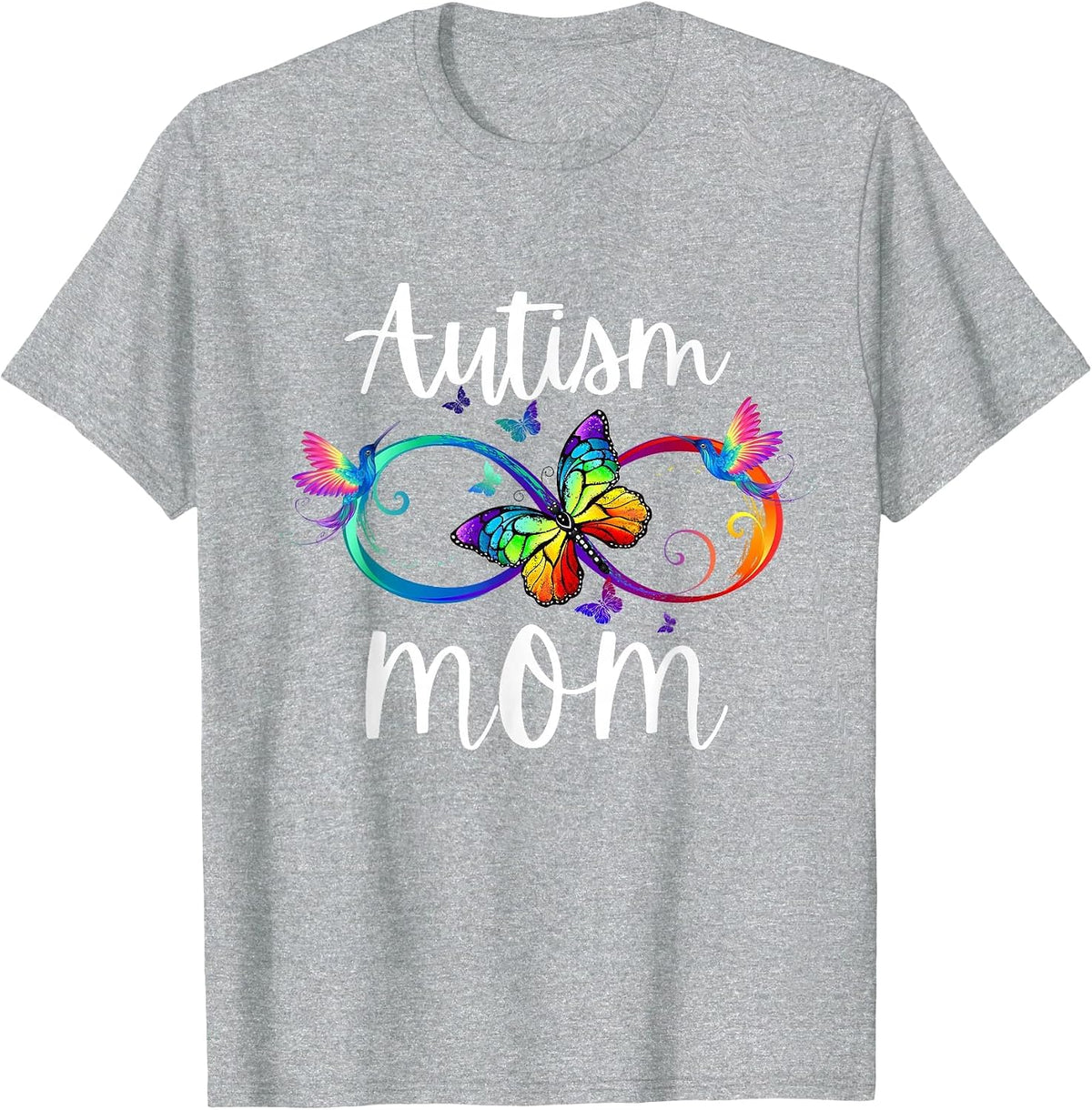 Autism Mom Neurodiversity ADHD ASD Autism Awareness T-Shirt - Heather Grey