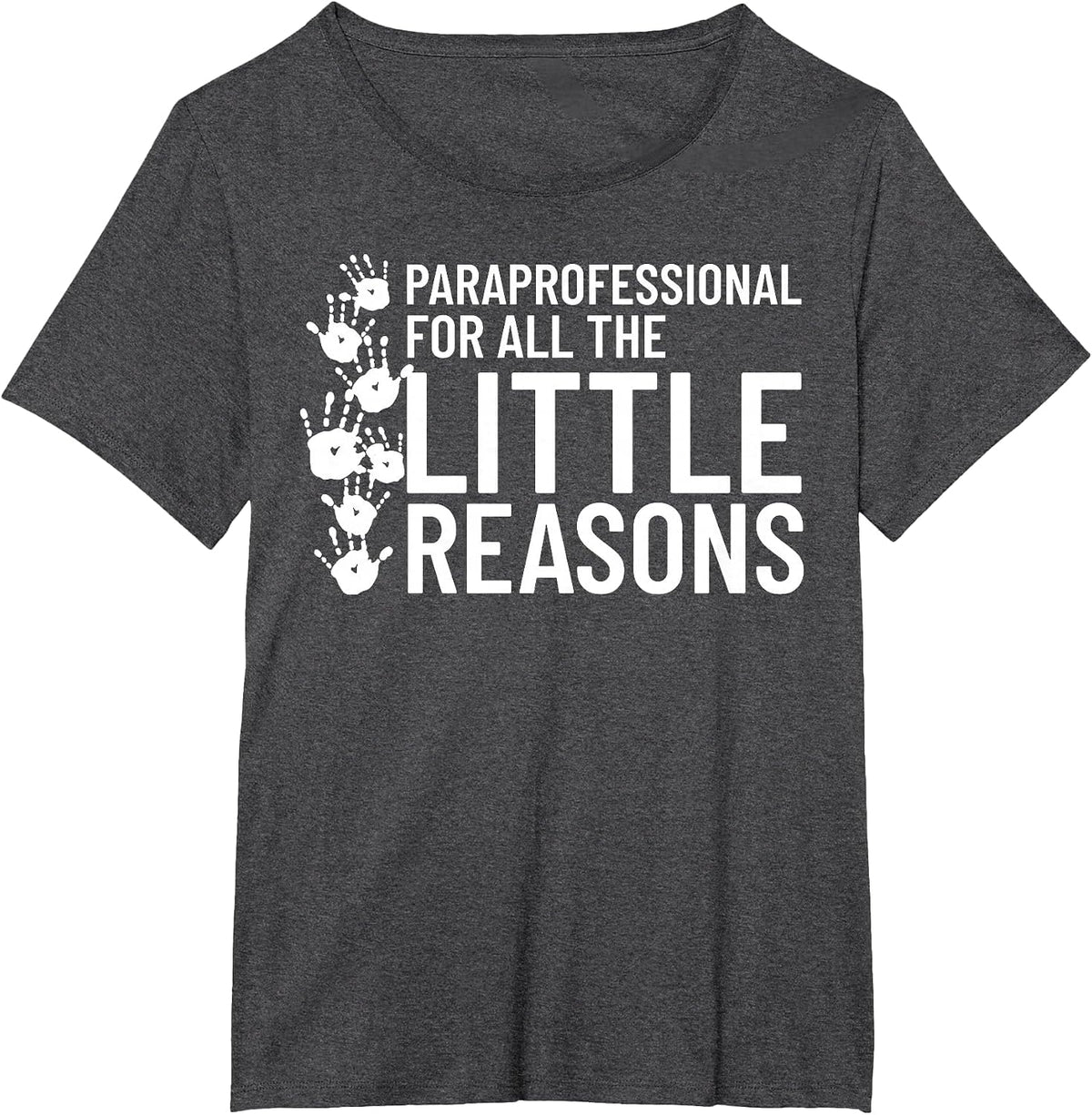 Paraprofessional Educator Teacher para Classroom Assistant T-Shirt - Dark Heather Grey