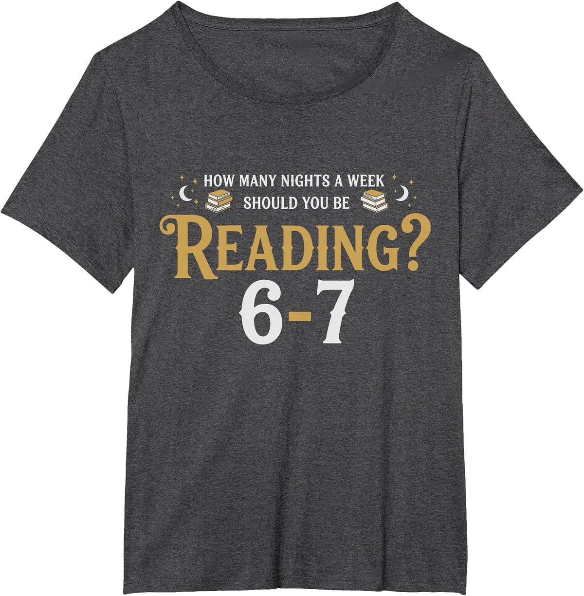 Reading 67 Meme Teacher School Librarian English Teacher T-Shirt - Dark Heather Grey