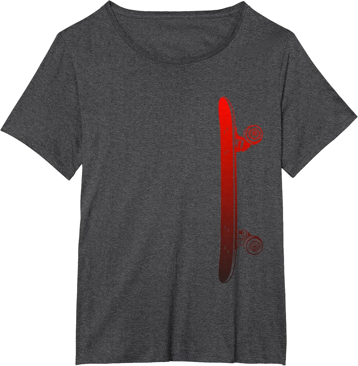 Skateboarding Skateboard Apparel - Skateboarder Skateboard T-Shirt - Dark Heather Grey