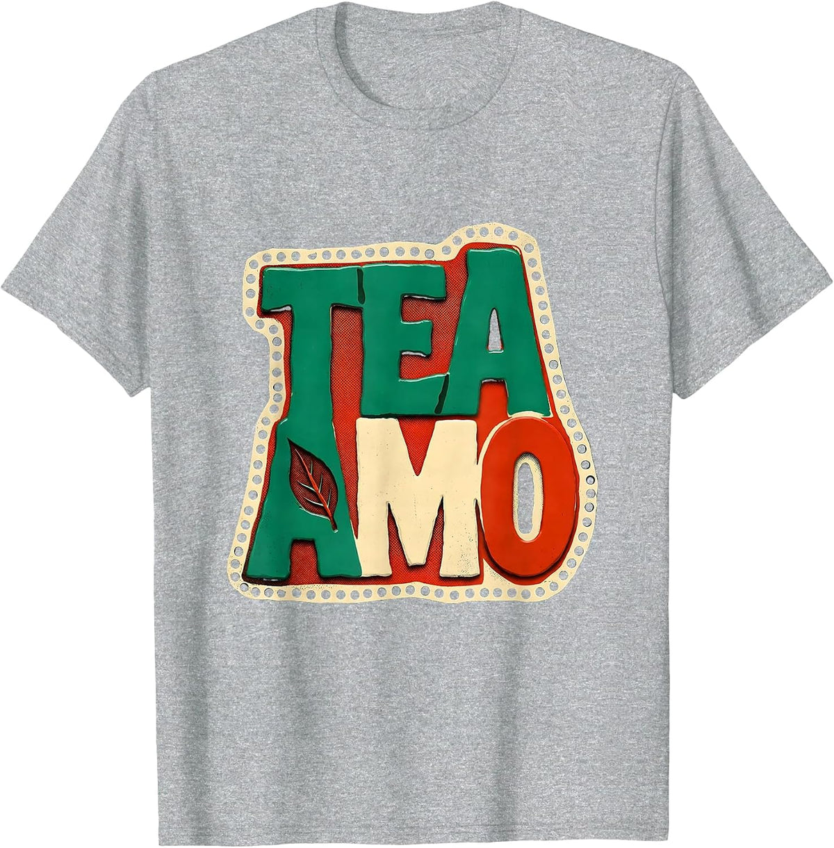 Men's Tea Amo Funny Spanish Pun Cinco De Mayo Party Humor T-Shirt - Heather Grey