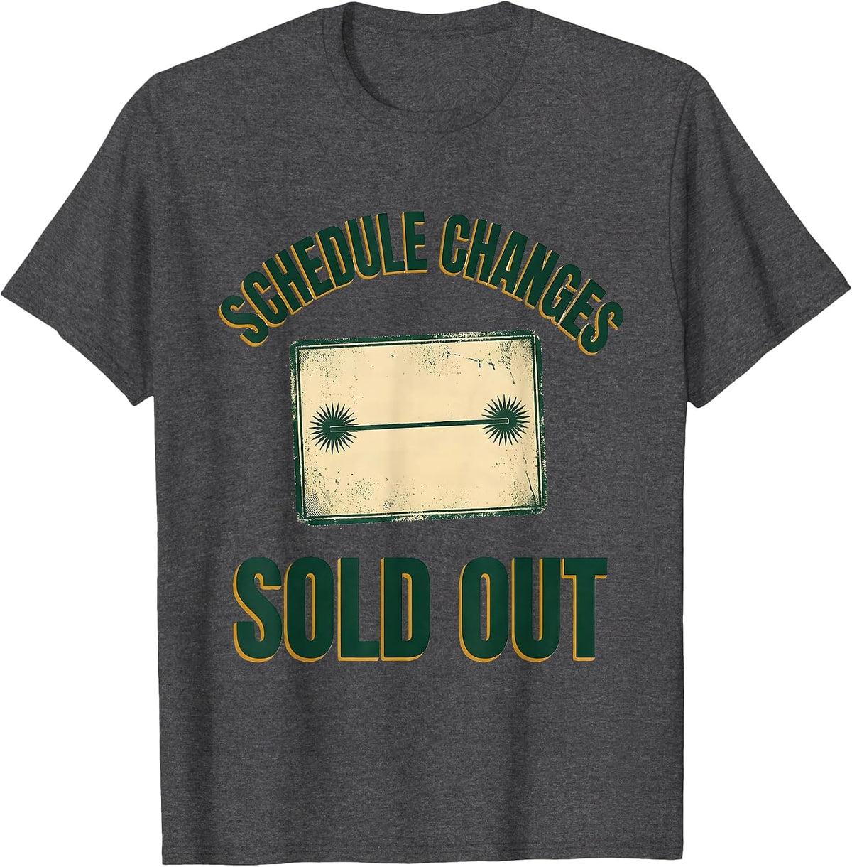 Schedule Changes: Sold Out Vintage Groovy School Counselor T-Shirt - Dark Heather Grey