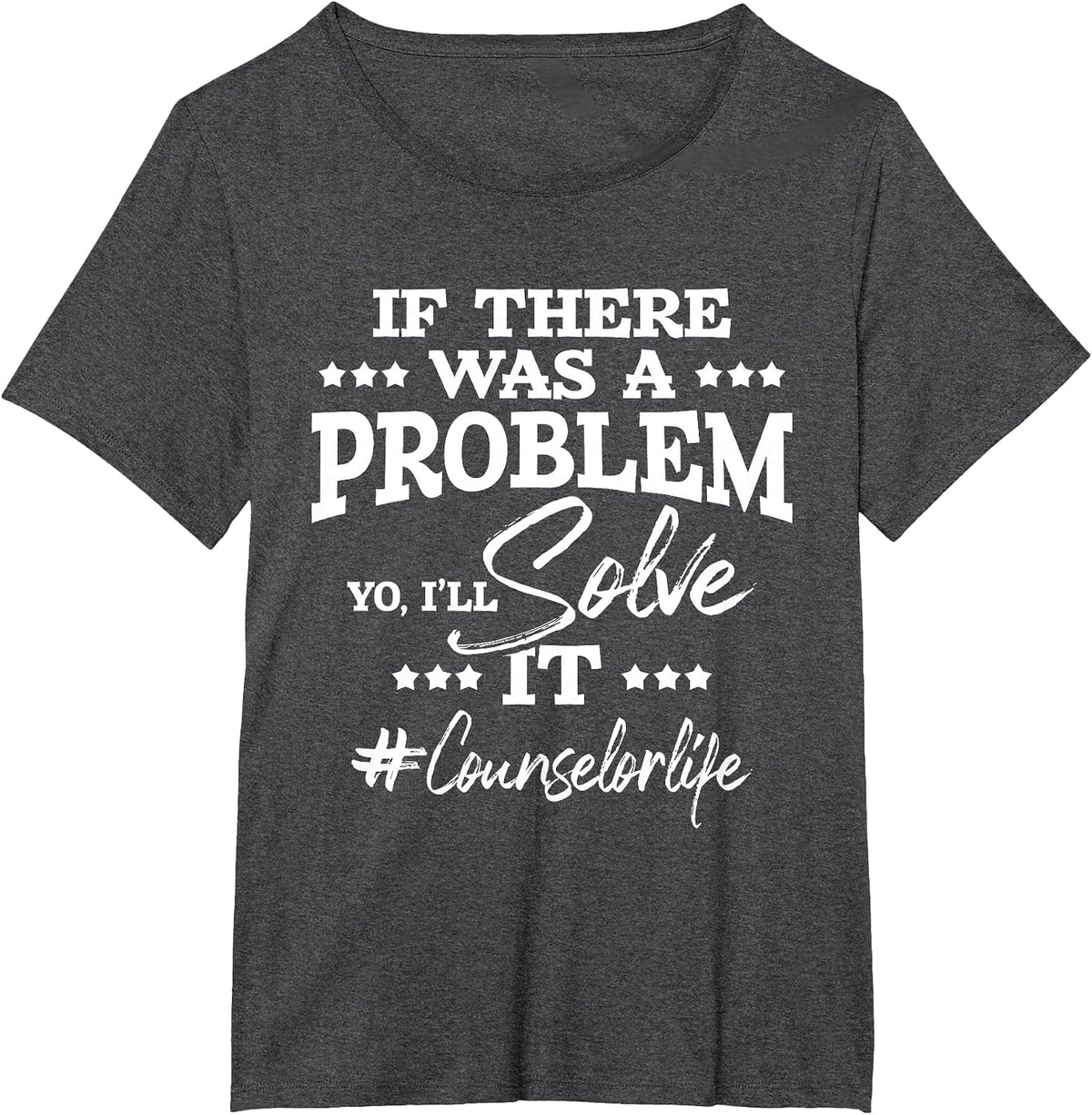 I'll Solve It - School Counselor Counseling Career Counselor T-Shirt - Dark Heather Grey