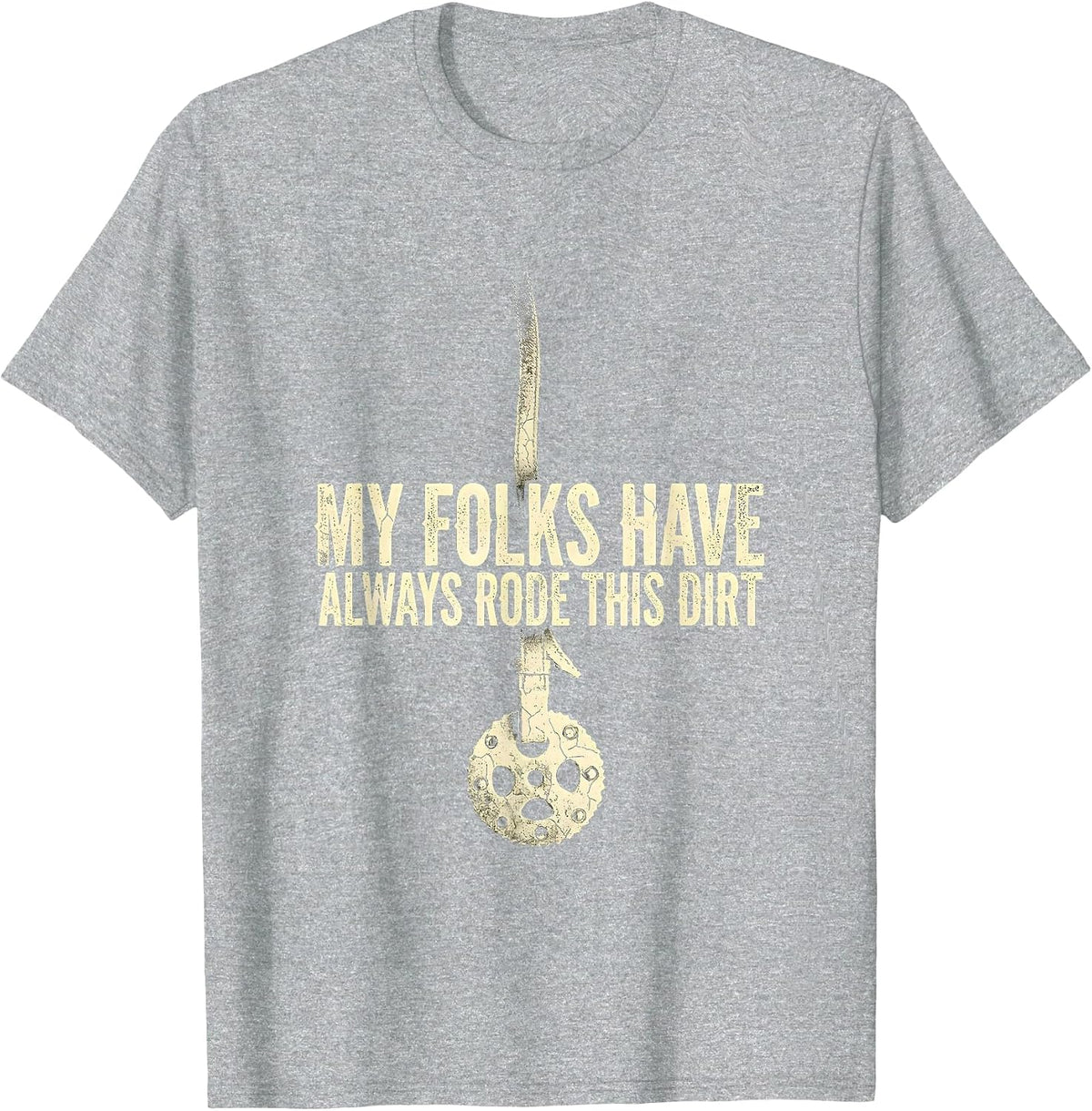 Men's My Folks Have Always Rode This Dirt Boho Western Cowgirl T-Shirt - Heather Grey