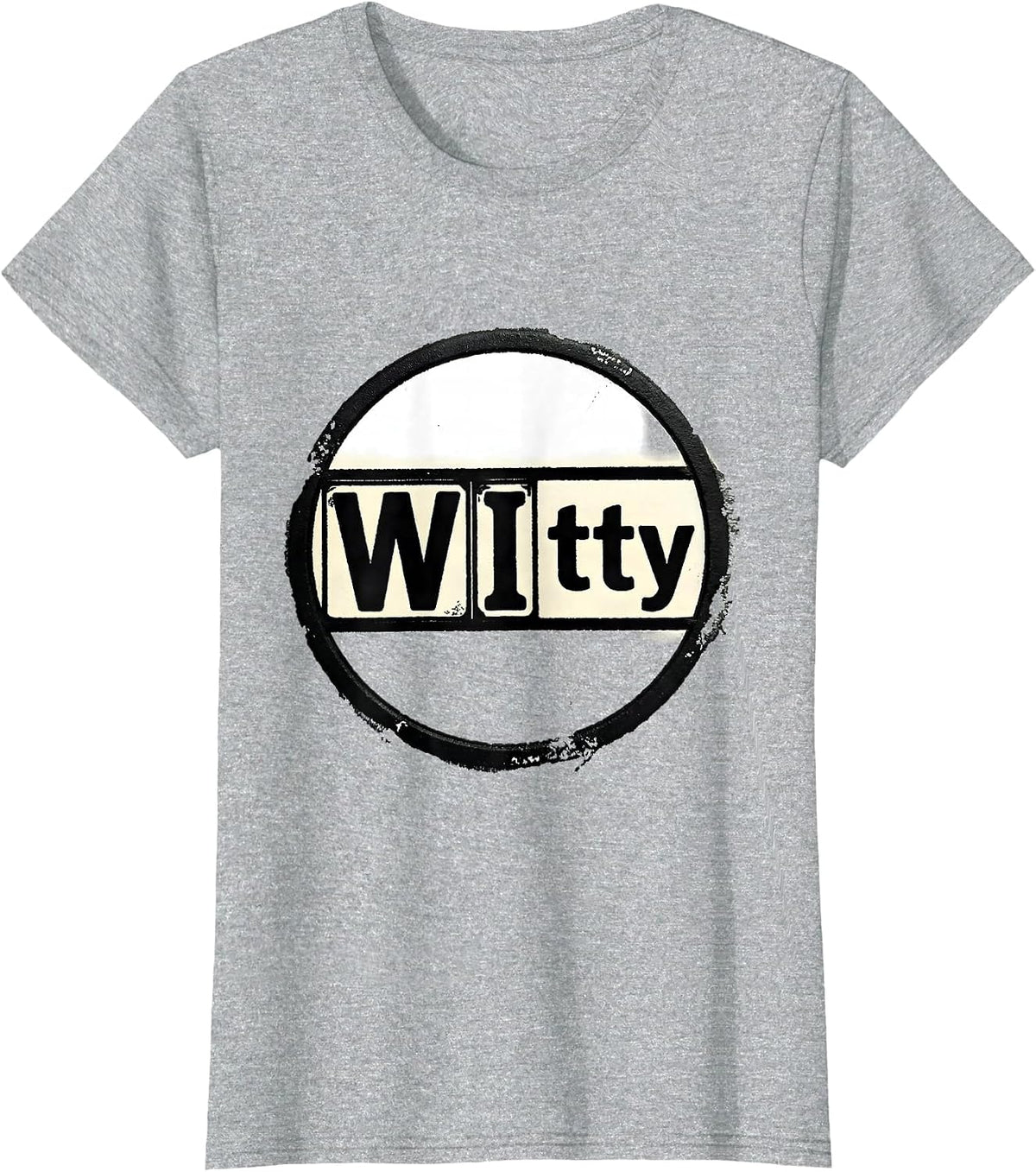 WItty Funny Science Nerd Periodic Table Element Pun Gift T-Shirt - Heather Grey