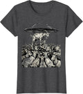 Women's Umbrella Keeper Farm Goat Humor Animal Lover Gift T-Shirt - Dark Heather Grey