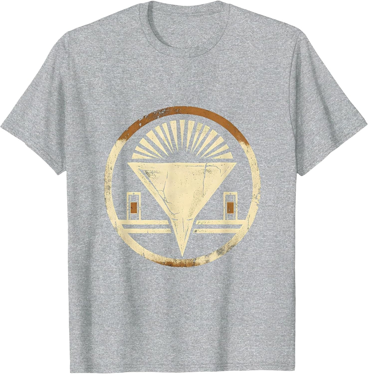 Men's Nebraska Tornado Funnel Plains Illustration T-Shirt - Heather Grey