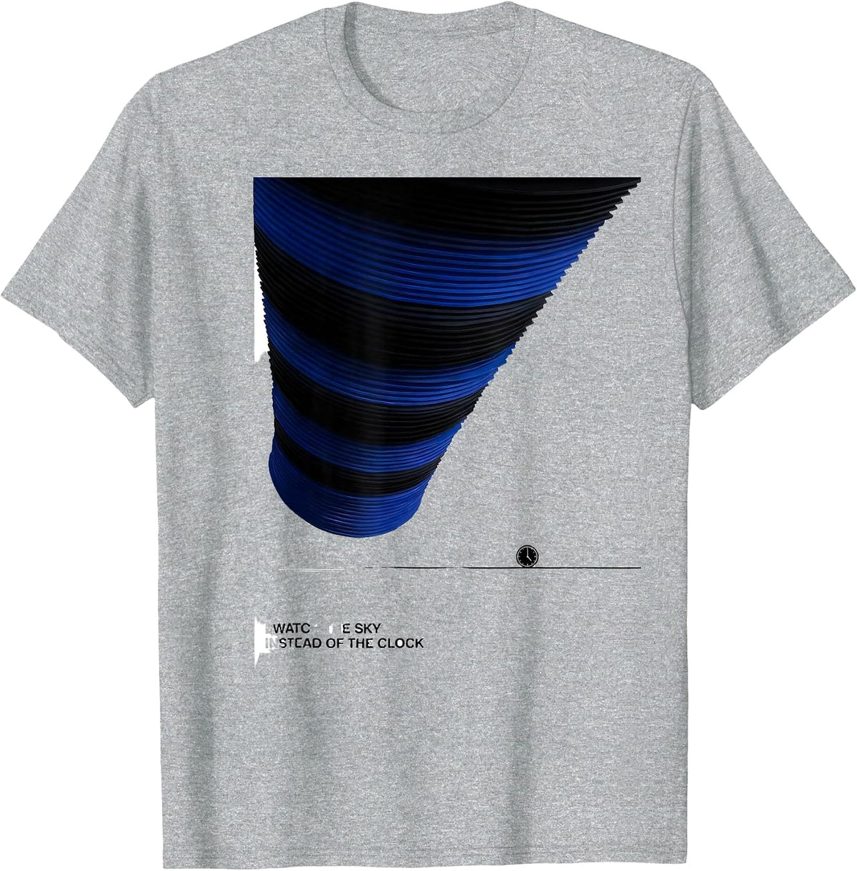 Men's I Watch The Sky Instead Of The Clock Funny Meteorology Gift T-Shirt - Heather Grey