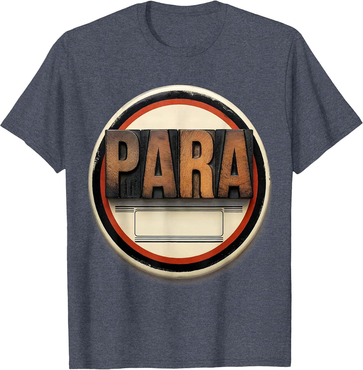 Para Funny Paraprofessional Paraeducator School Staff T-Shirt - Heather Blue