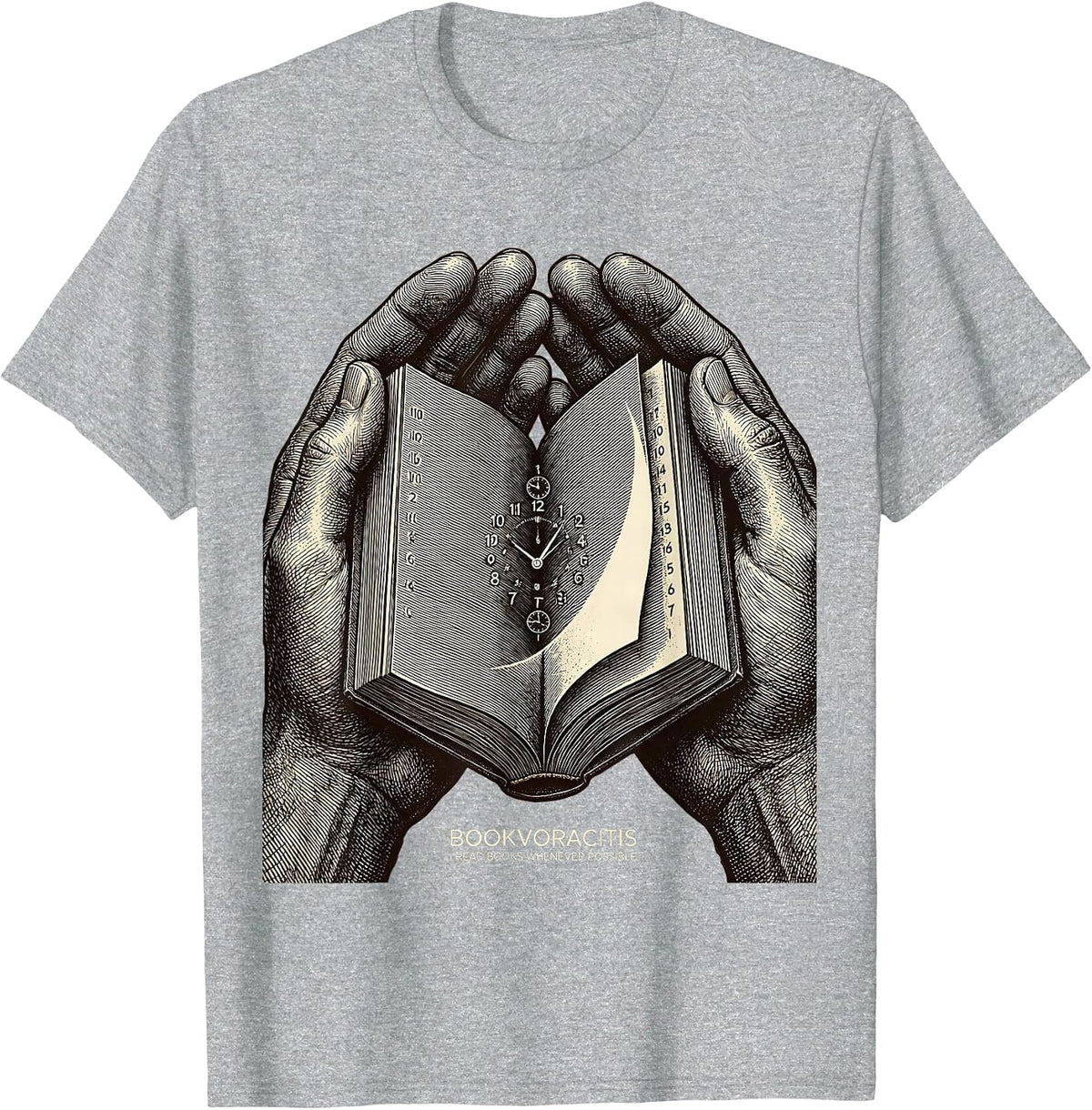 Men's Bookvoracitis I Read Books Whenever Possible Bookworm T-Shirt - Heather Grey