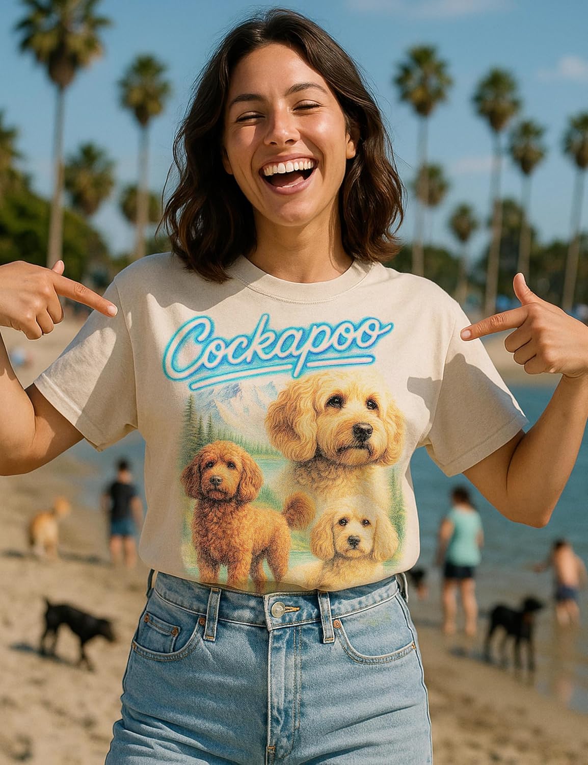 Vintage Tshirt of Mutts - 100% Natural, Raw & Undyed Heavyweight Cotton for Men & Women - size chart