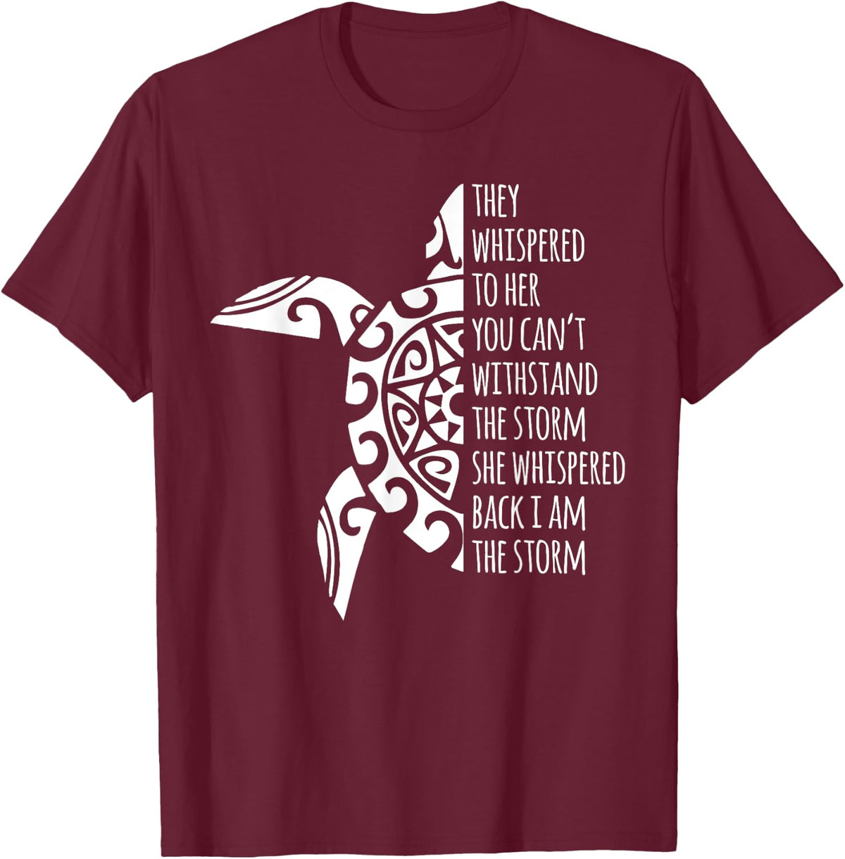 Turtle Water Turtle Animals Reptiles Water Sea T-Shirt for Men Women - Burgundy