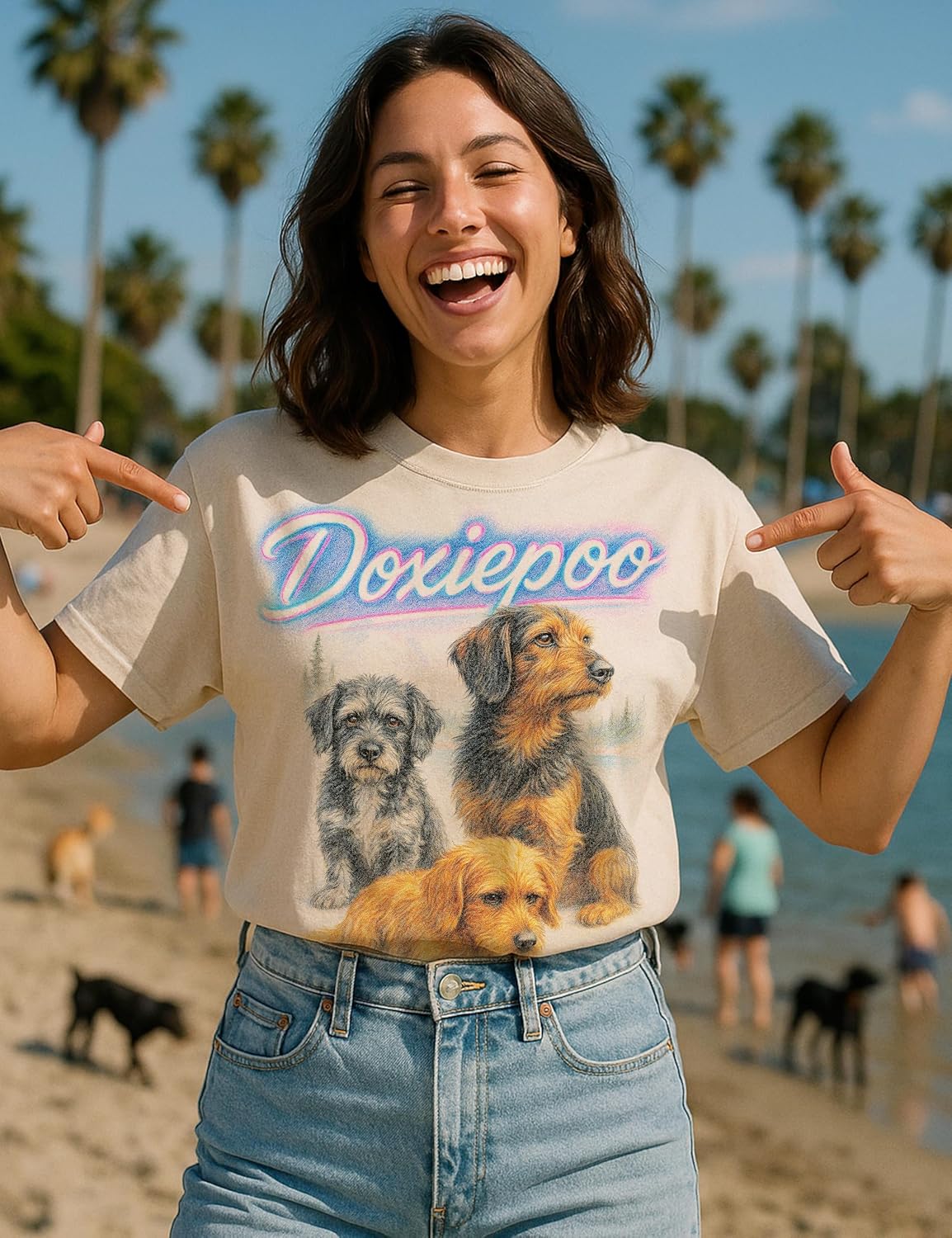 Vintage Tshirt of Mutts - 100% Natural, Raw & Undyed Heavyweight Cotton for Men & Women - size chart