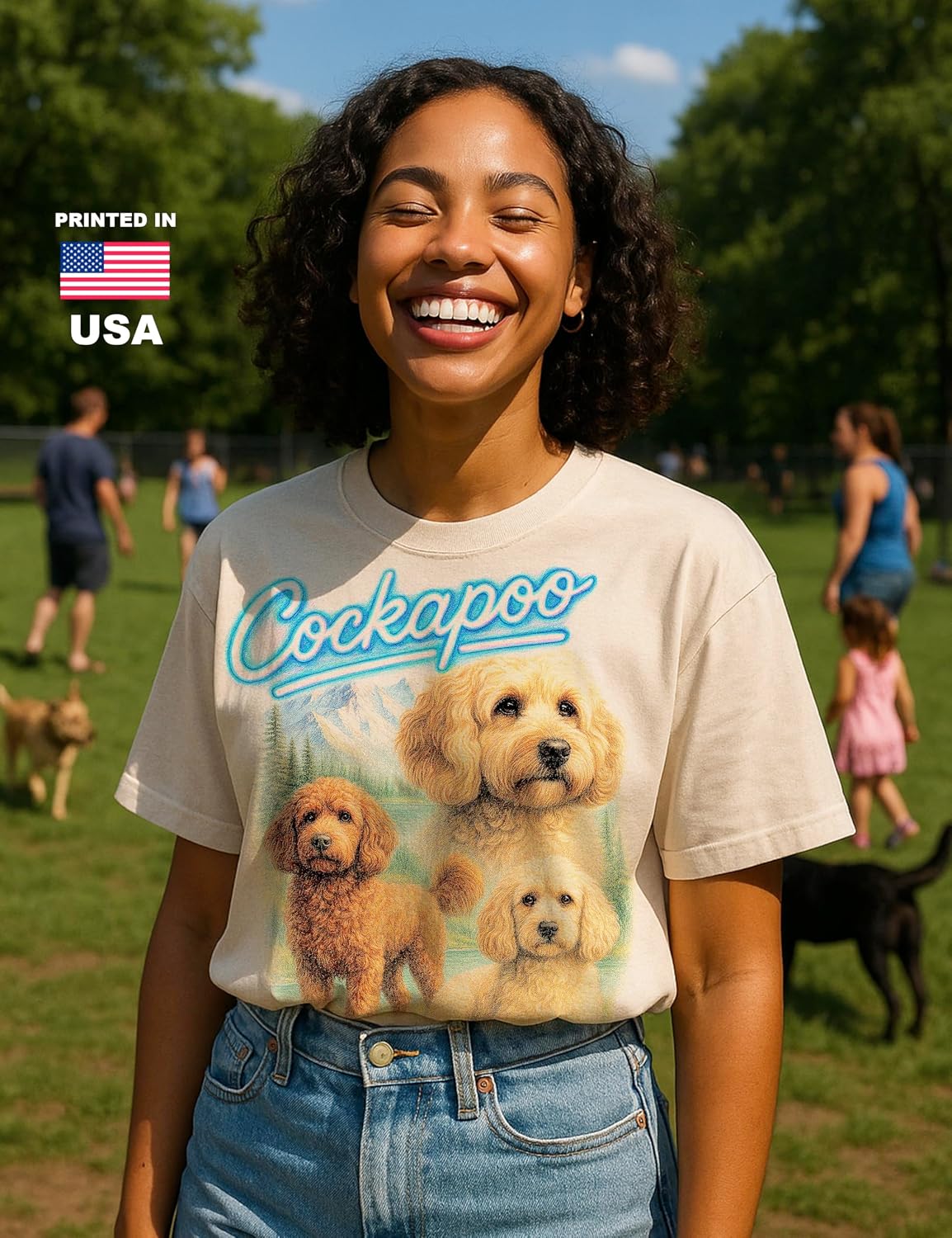 Vintage Tshirt of Mutts - 100% Natural, Raw & Undyed Heavyweight Cotton for Men & Women - size chart