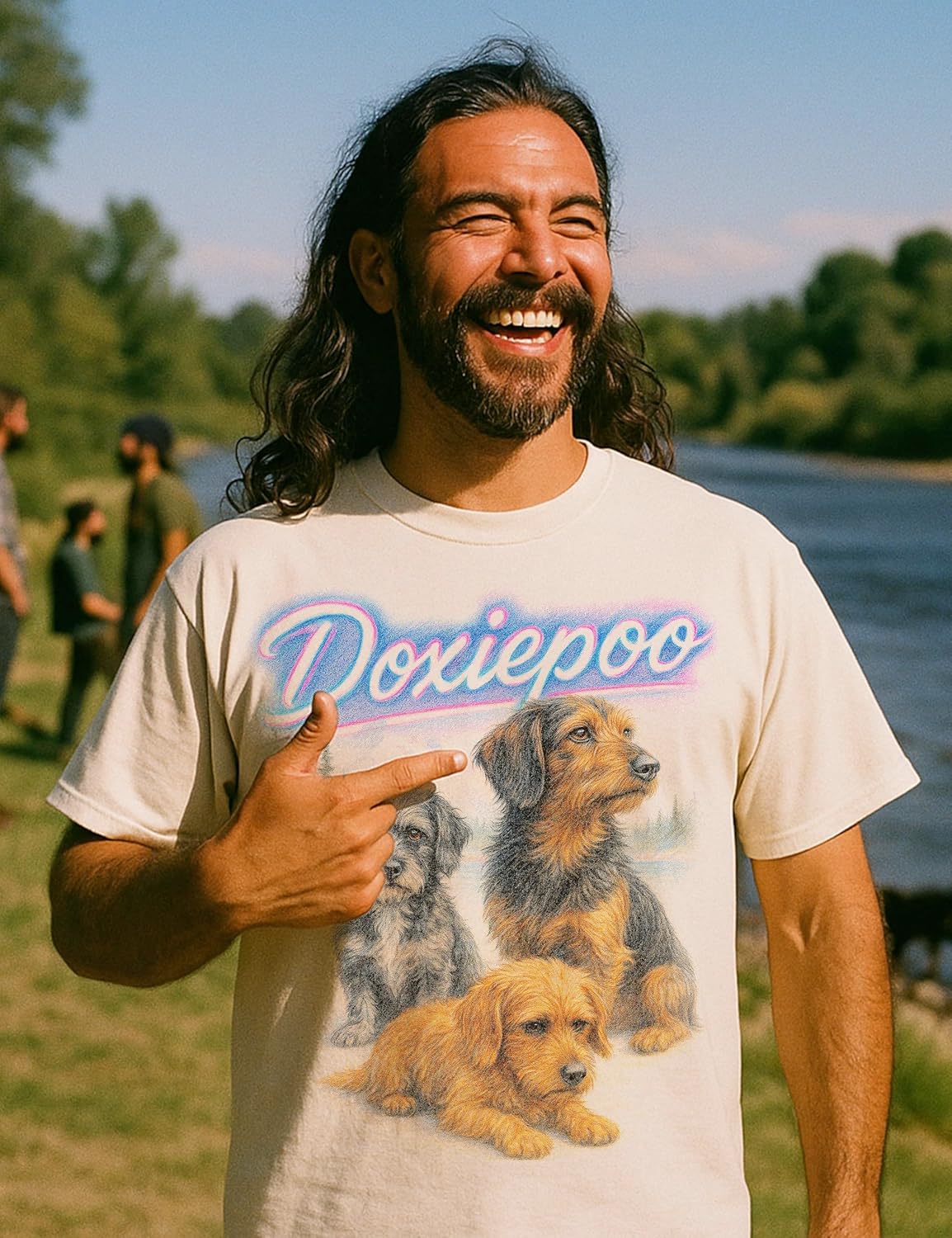 Vintage Tshirt of Mutts - 100% Natural, Raw & Undyed Heavyweight Cotton for Men & Women - size chart