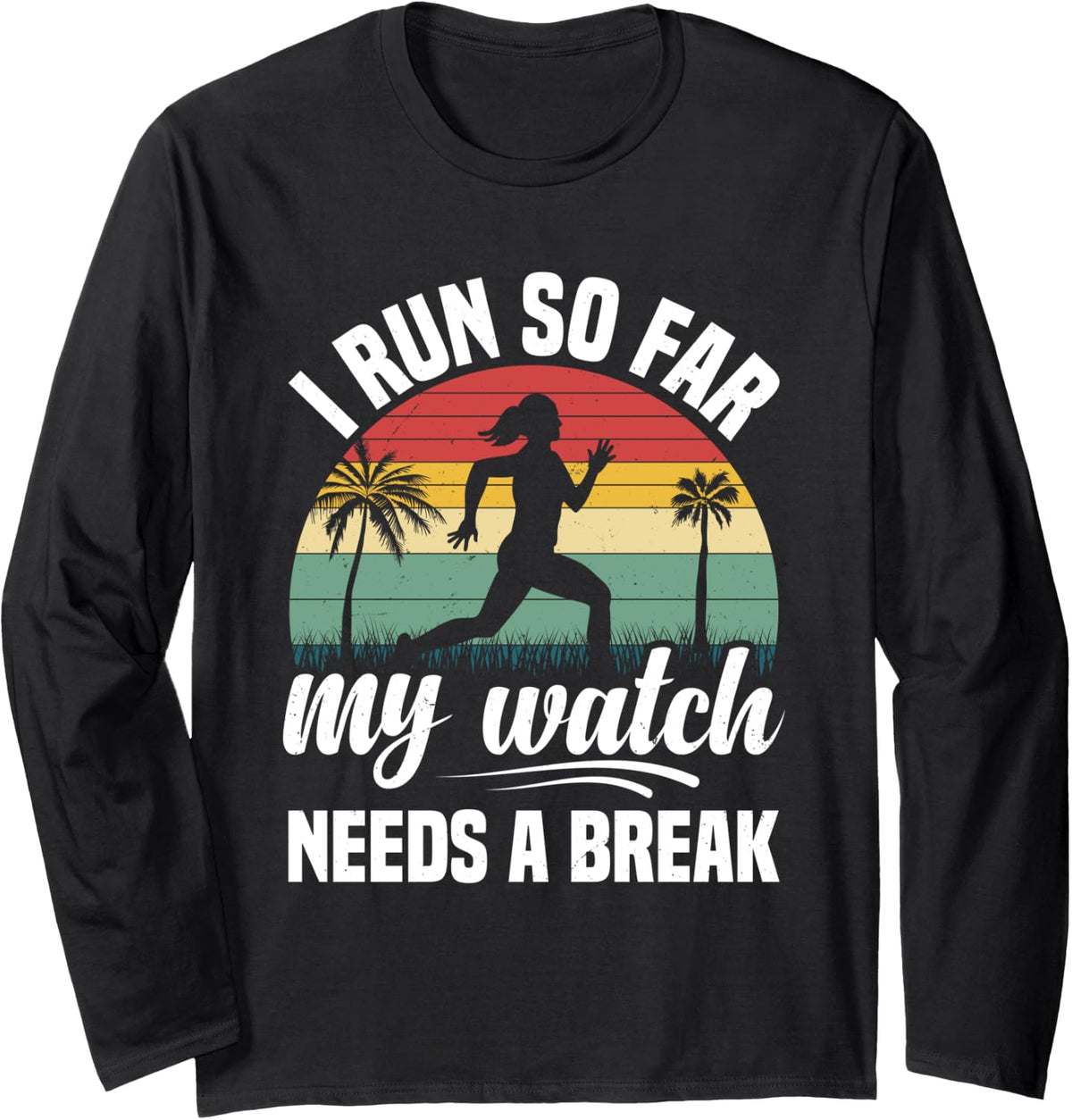 Ultrarunning Shoes for Ultrarunner Ultra Marathon Runner Long Sleeve T-Shirt - Adult Unisex Black