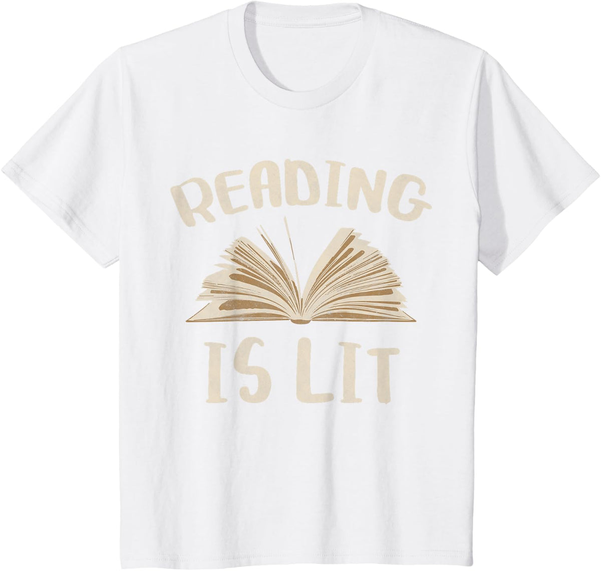 Reading Is Lit T-Shirt About Books And Reading Tees Literacy Shirt For Men Women Kids - White