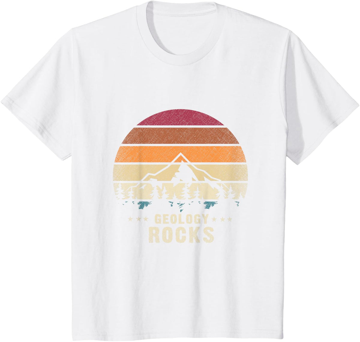 Retro Rock Science Paleontology Lover Geology T-Shirt - White