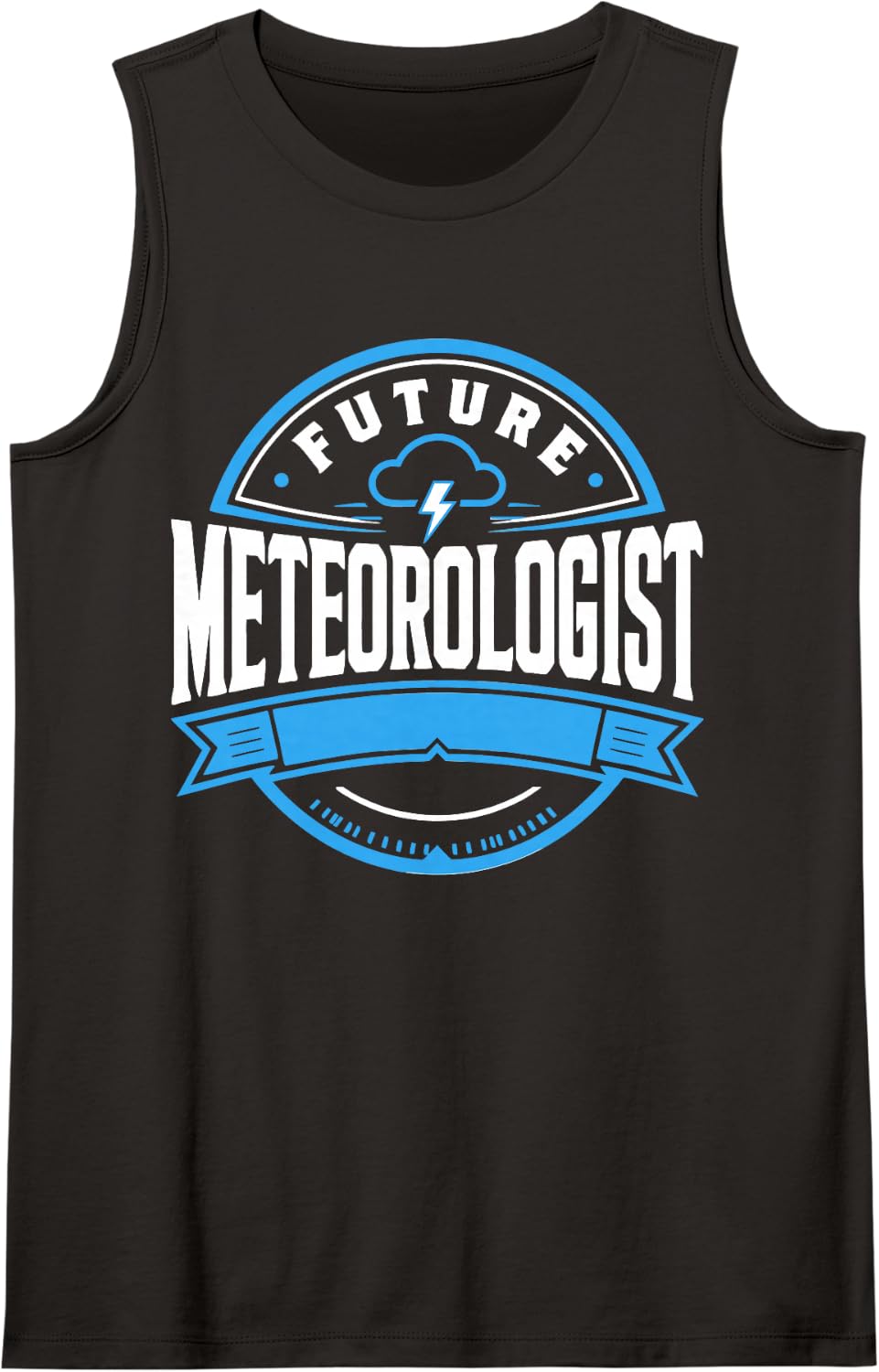 Weather Forecasting Future Meteorologist Meteorology Sleeveless Tank Top - Black