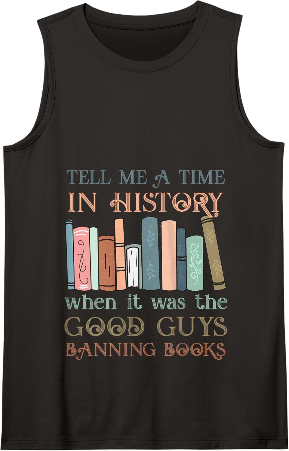 Book Lover Book Club Read Banned Books Reading Banned Books Tank Top - Black
