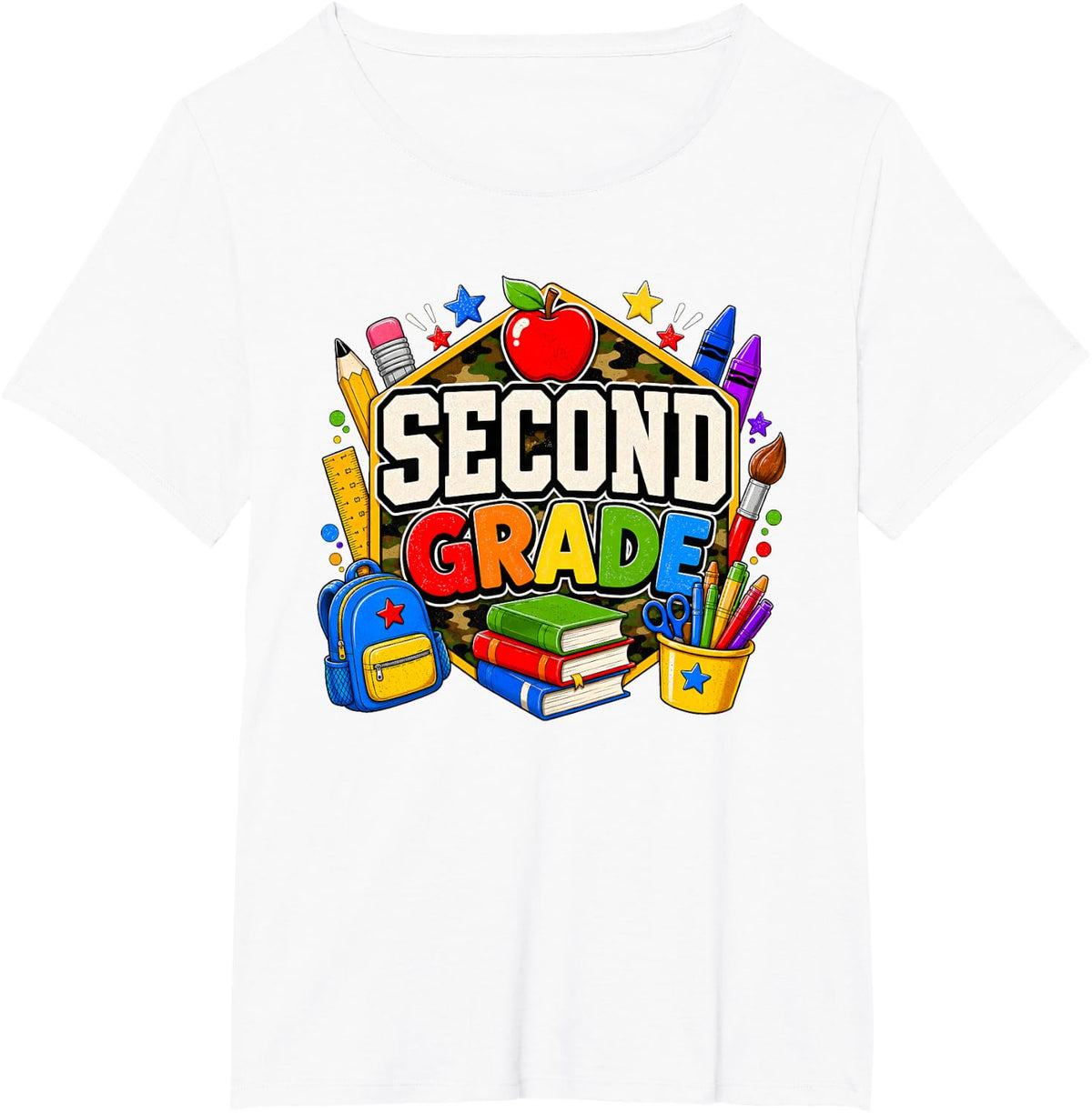 2nd Grade 1st Day of School T-Shirt - White