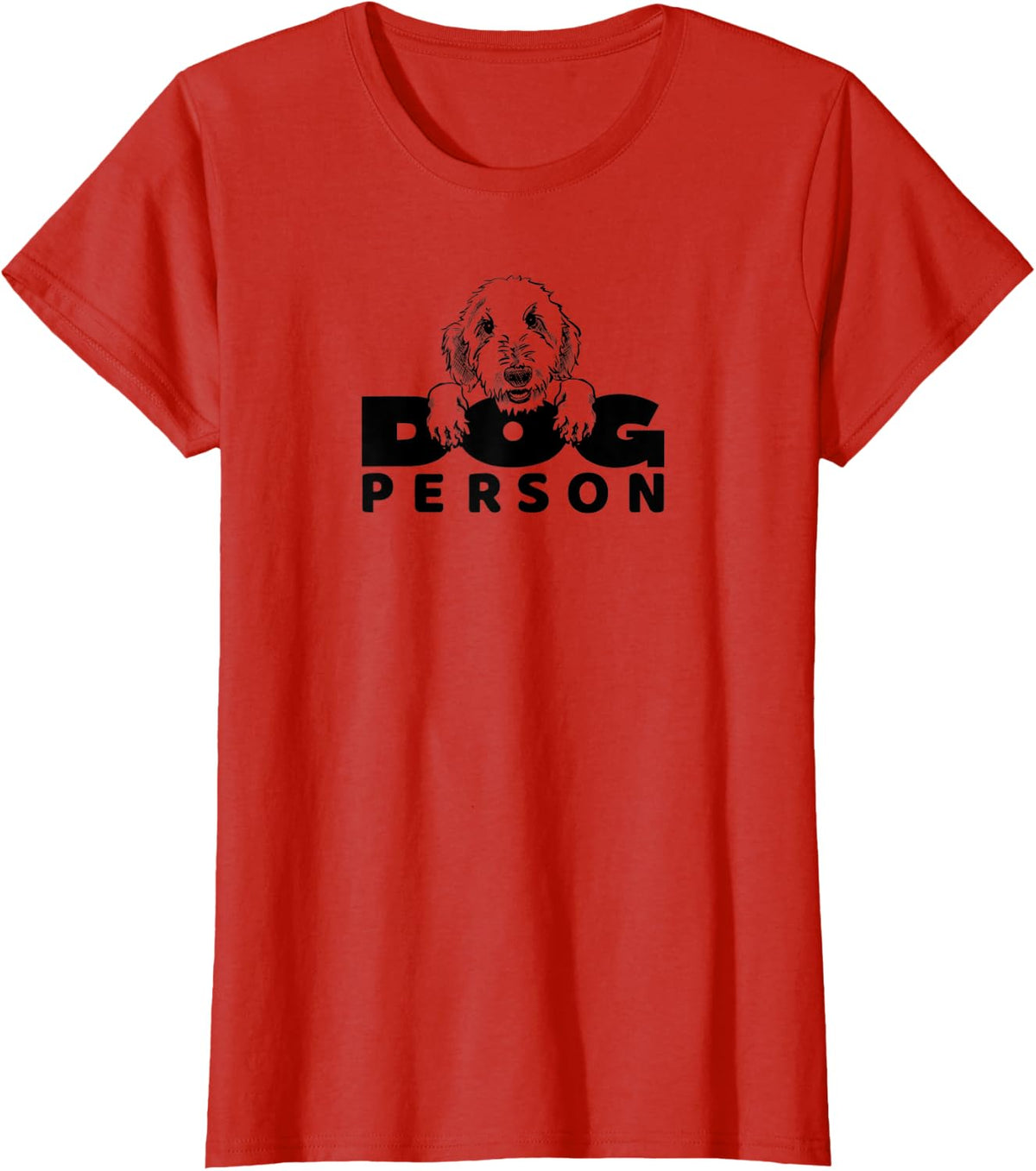 dog person labradoodle T-Shirt - Red