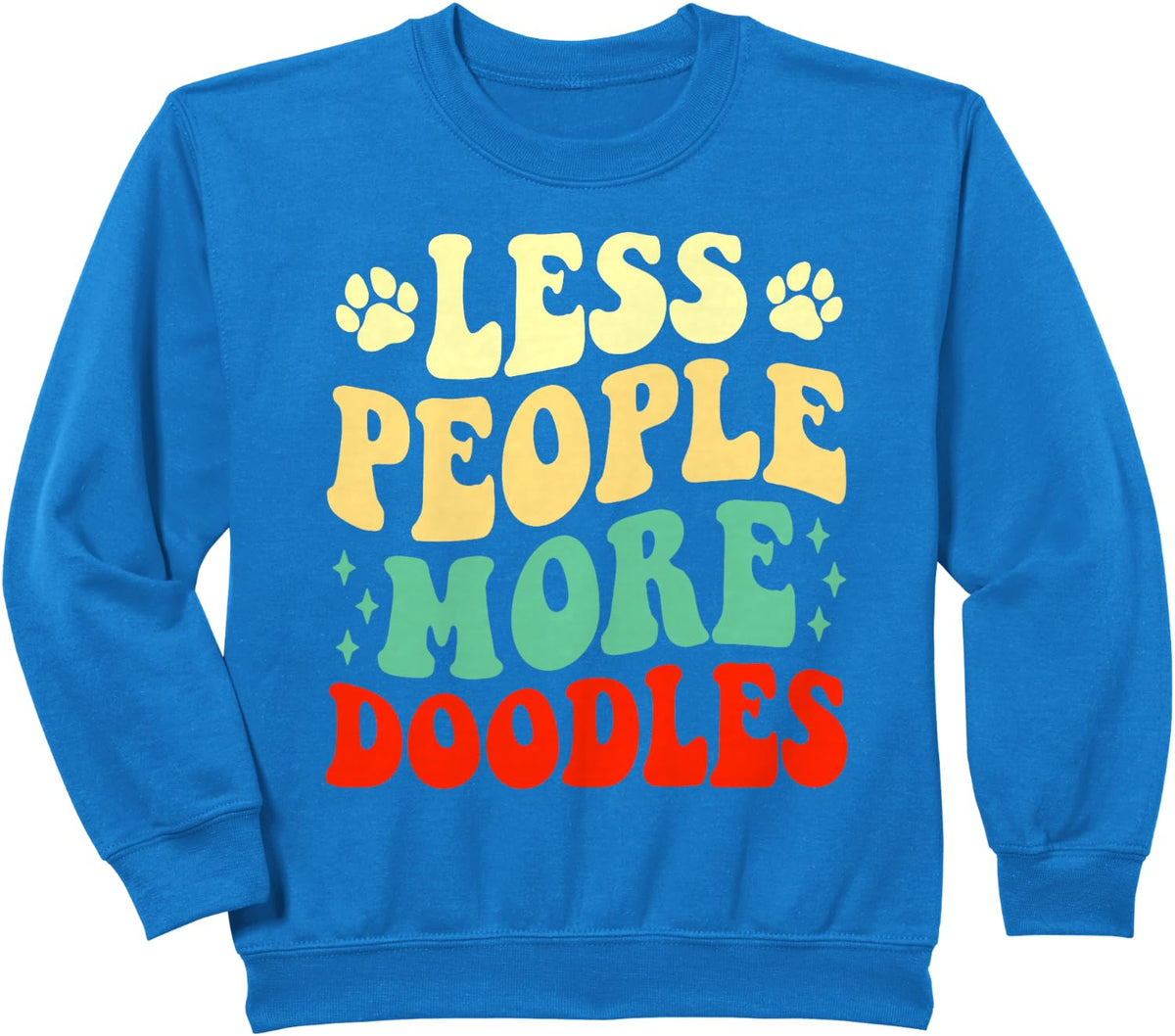 Labradoodle Bernedoodle Goldendoodle - Doodle Lover - Doodle Sweatshirt - Royal Blue