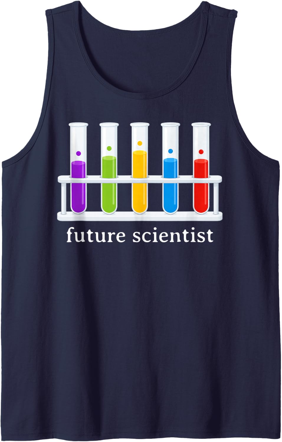 Future Scientist STEM Science Student Physics Chemistry Sleeveless Tank Top - Navy Blue