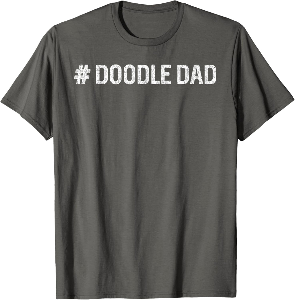 Doodle Dad - Golden Doodle Dad Dog T-Shirt - Asphalt Grey