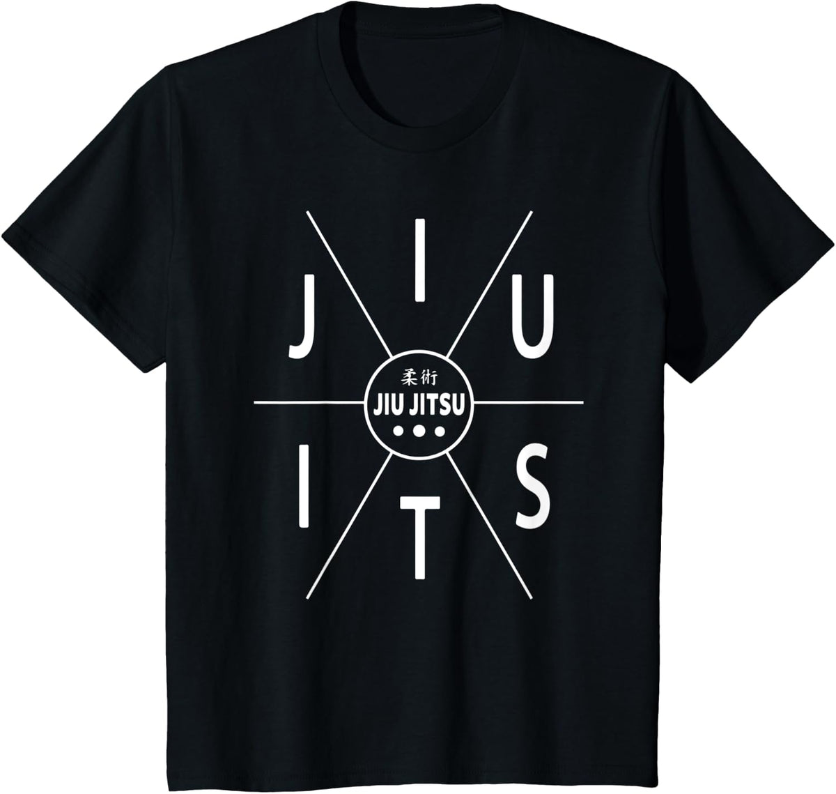 Retro Brazilian Jiu-Jitsu T-Shirt - Black