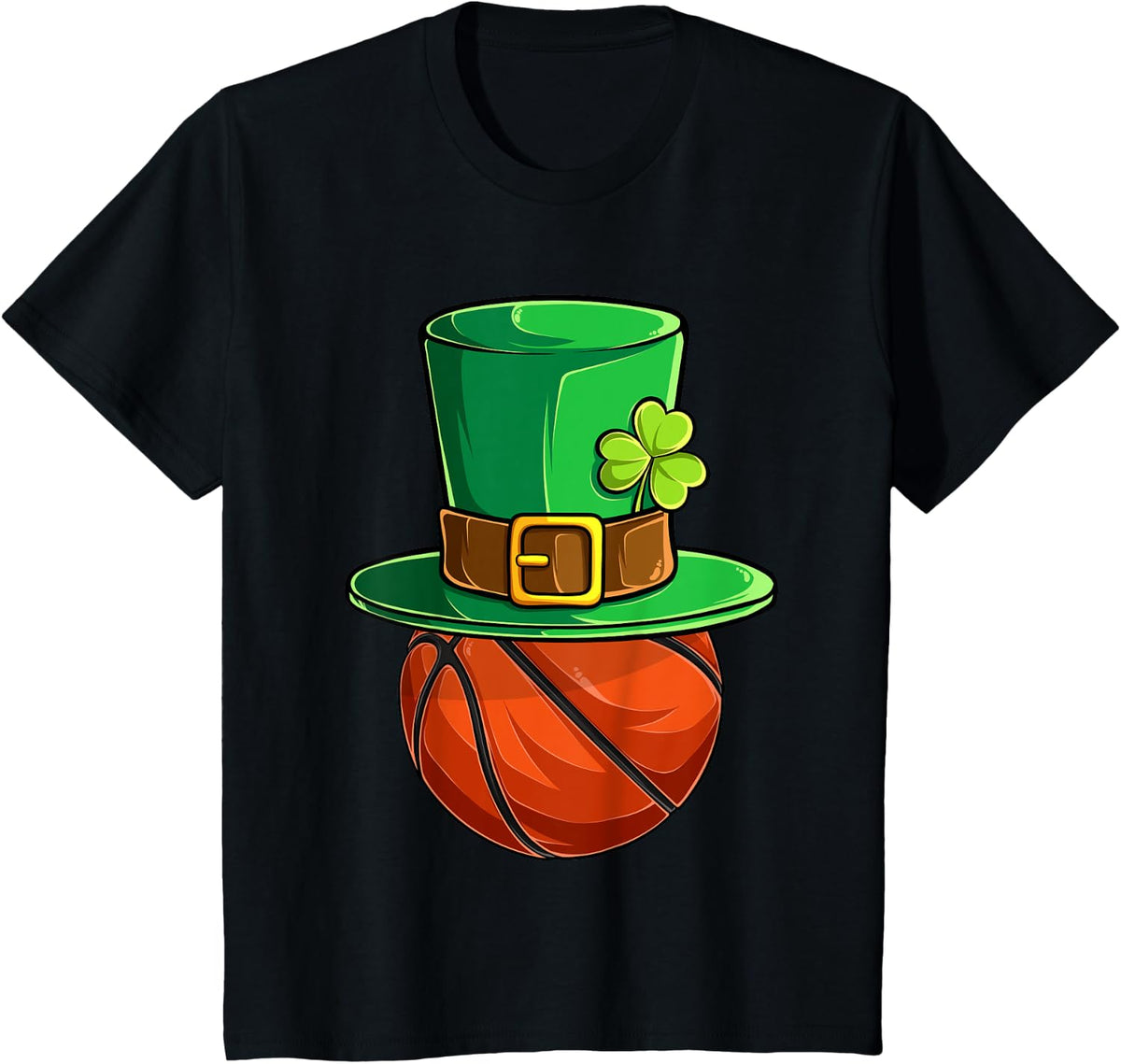 St Patricks Day Shirts For Irish Boys Toddler Kid Basketball T-Shirt - Black