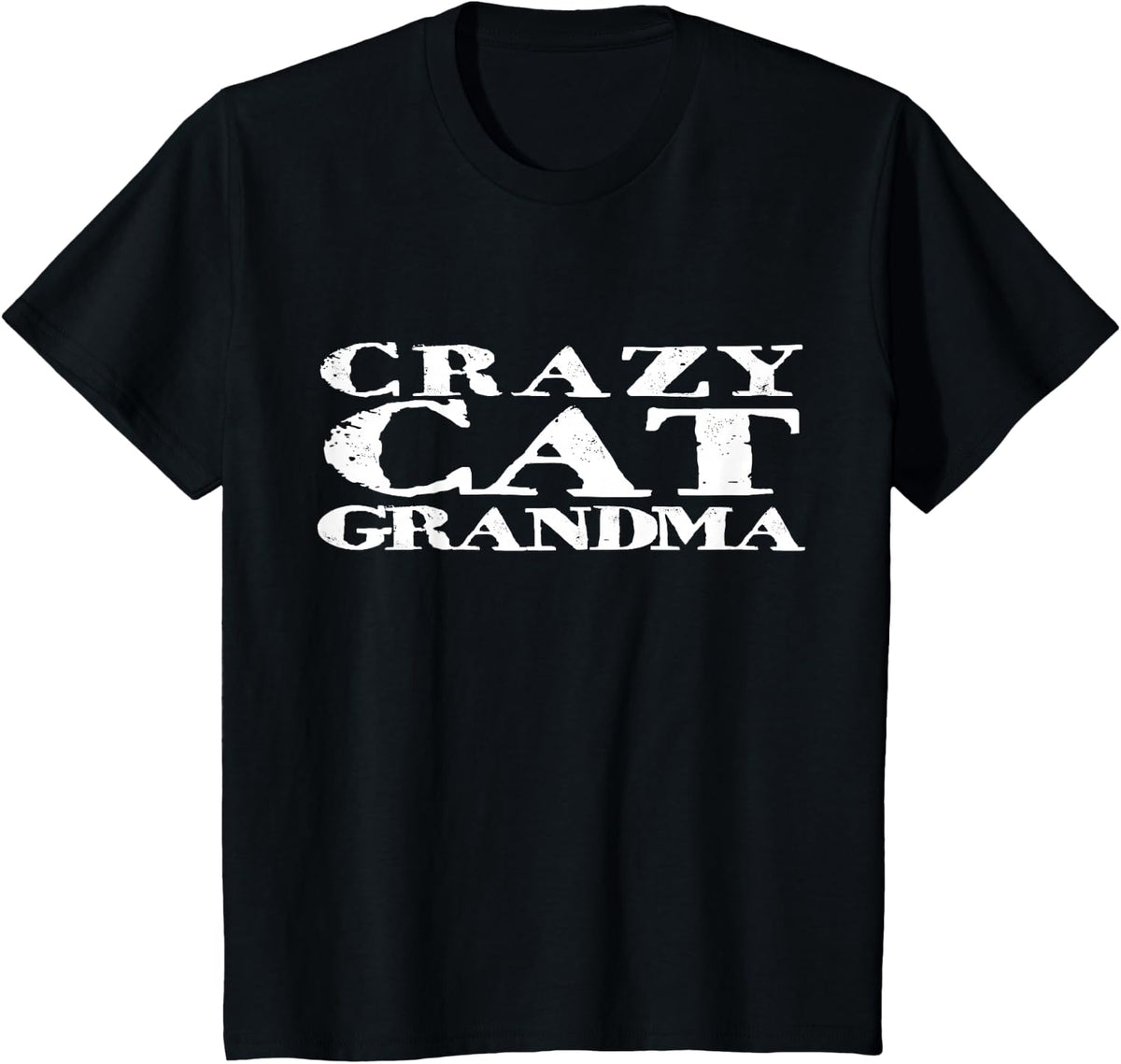 Crazy Cat Grandma Crazy Cat Lady Owners T-Shirt T-Shirt - Black
