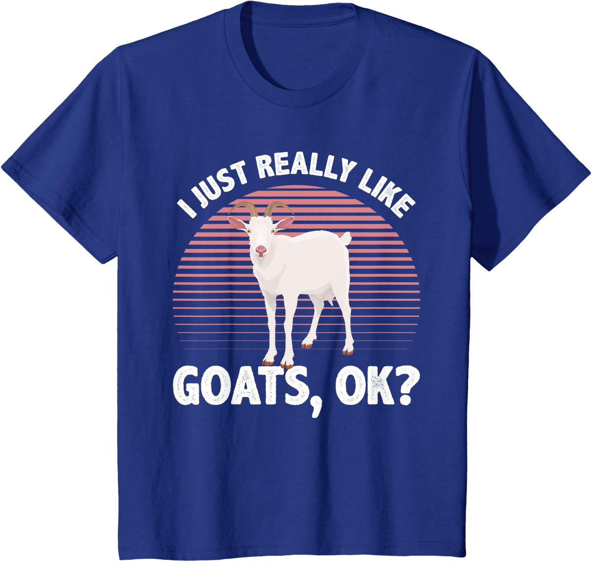 Cool Goat For Men Women Goat Lover Farm Animal Farmer Goats T-Shirt - Royal Blue