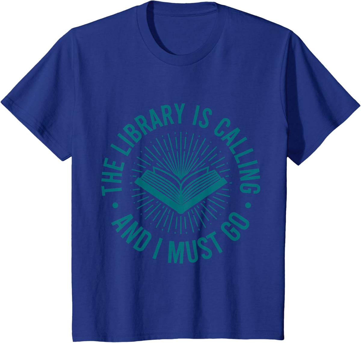 Library Employees Bookworm Book Lovers Reading Rat T-Shirt - Royal Blue