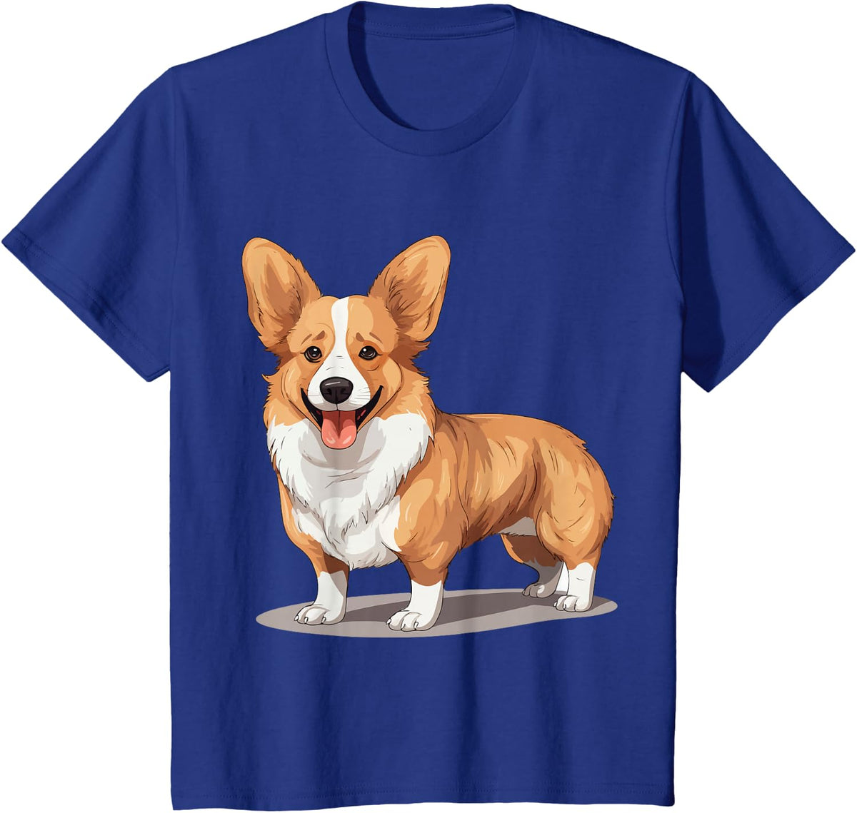 Welsh Corgi Pembroke Dog Breed Pet graphic T-Shirt - Royal Blue