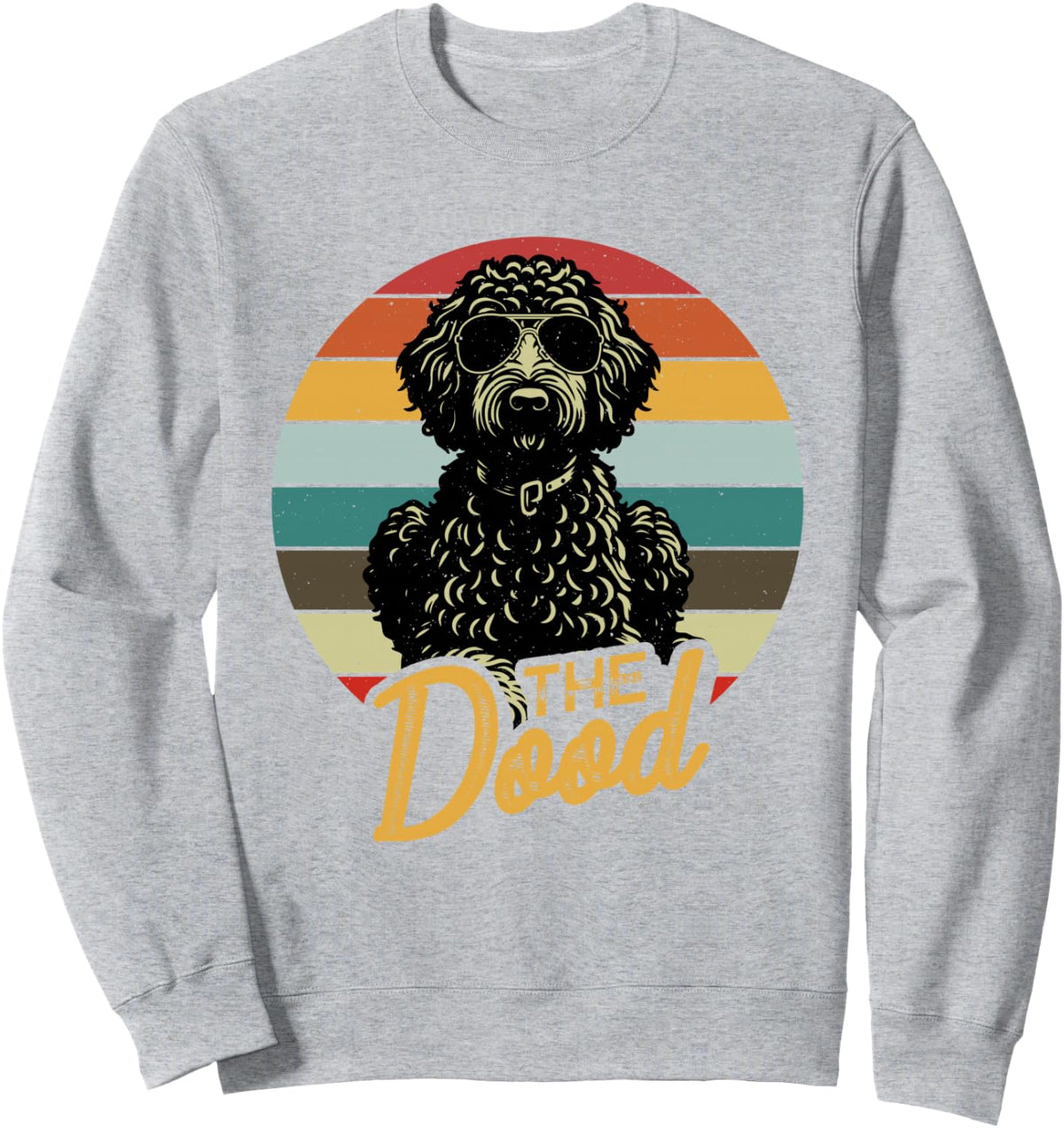 THE Dood Funny Goldendoodle Sweatshirt - Adult Unisex Heather Grey