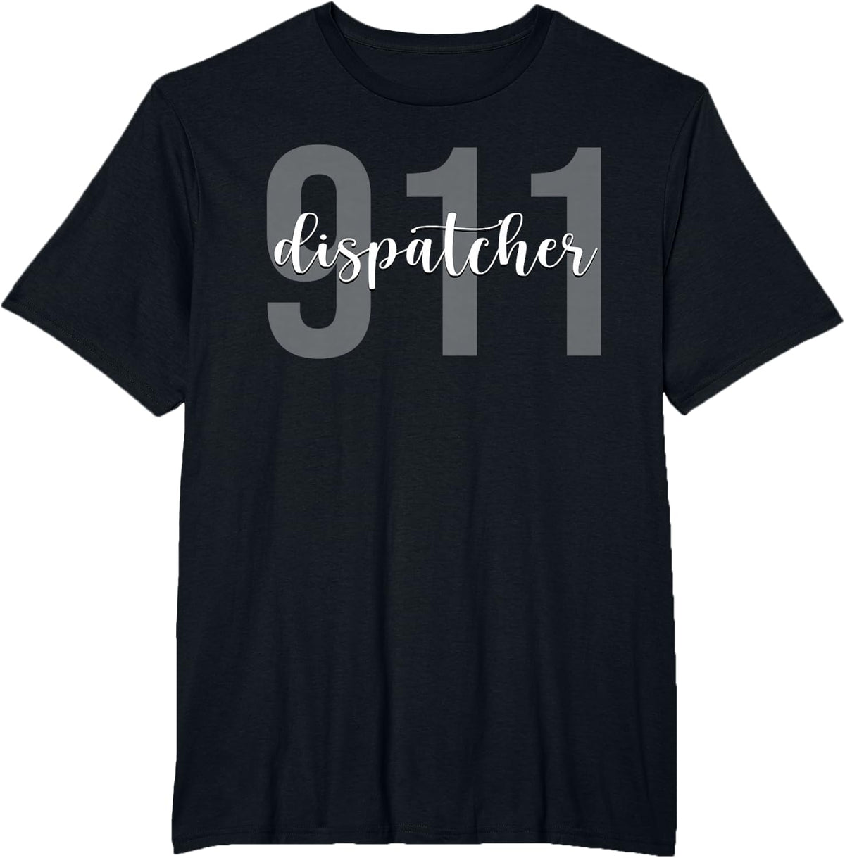 911 Dispatcher Operator Emergency Dispatcher T-Shirt - Black