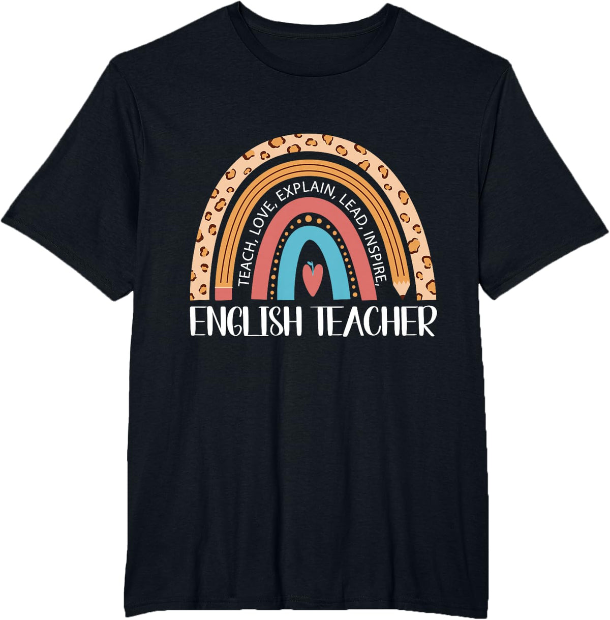 English Teacher Men Women Class Grammar English Teacher T-Shirt - Black