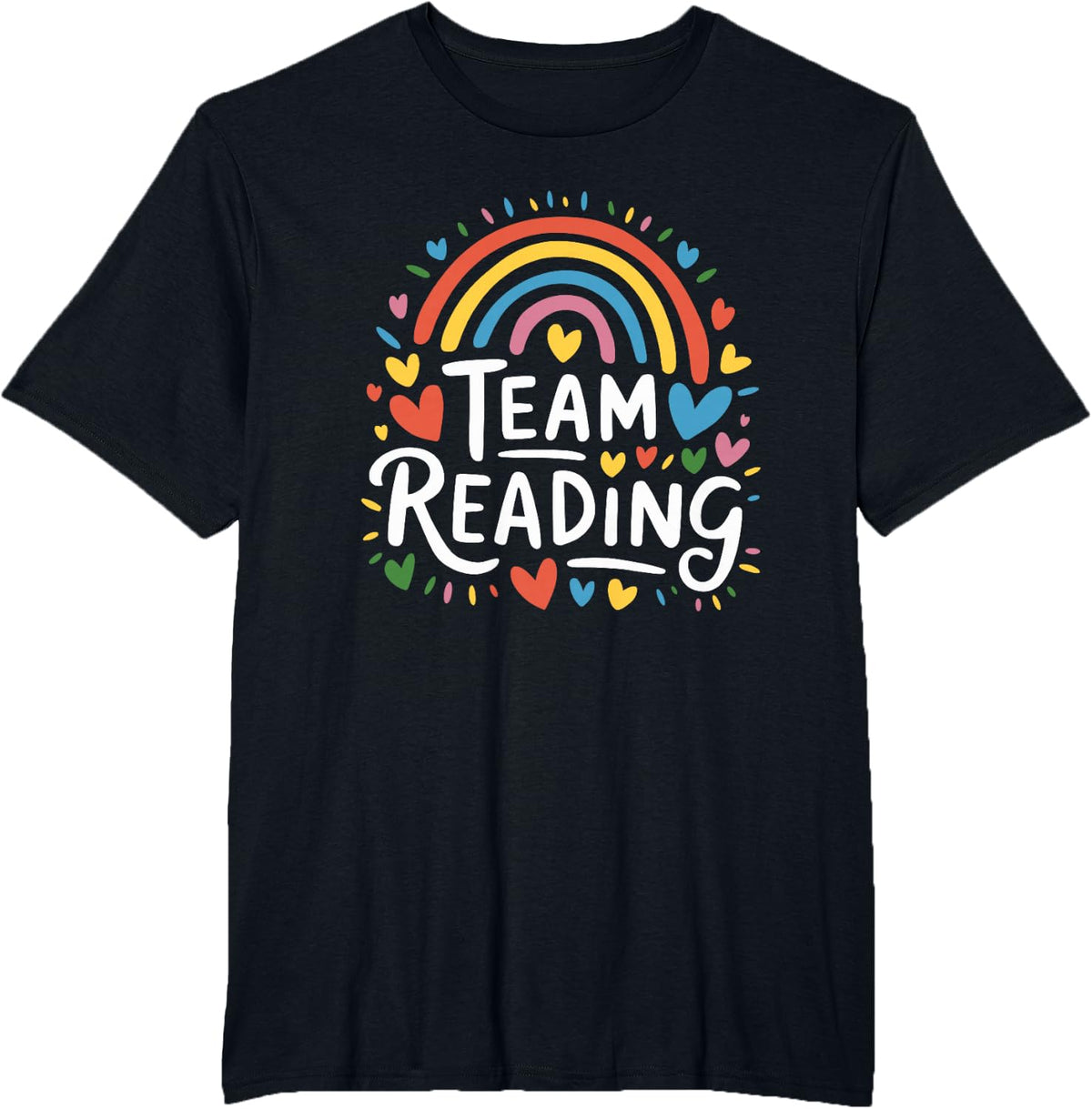 Literacy Coach Shirt Team Reading Tee for Interventionist Teacher and Reading Specialist T-Shirts - Black