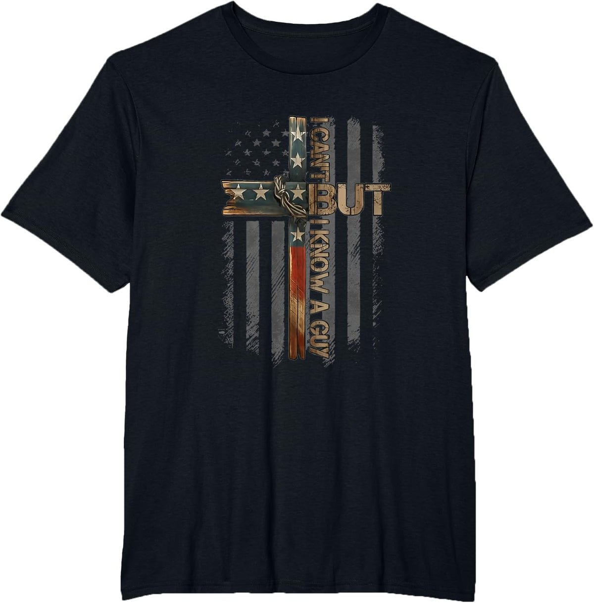 I Can't But I Know A Guy T-Shirt - Black
