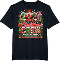 Christmas Crew 2026 Family Christmas Xmas Pajamas Matching T-Shirt - Black