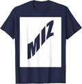 Miz Family Reunion Last Name Team Funny Custom T-Shirt - Navy Blue
